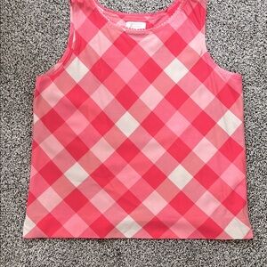 Christopher & Banks Pink Gingham Tank Top